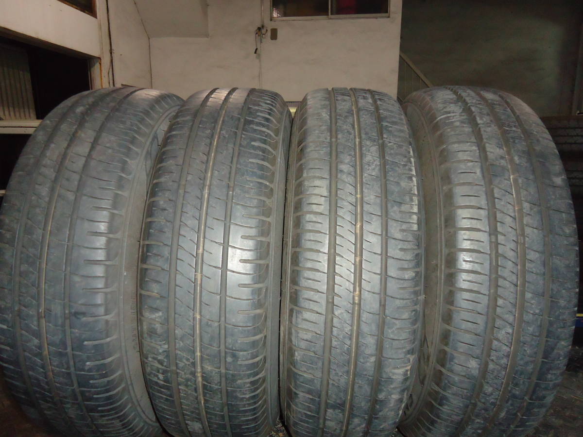 Z12 キューブ 他 純正 スチールホイール 山有り タイヤ付き 175/65R15 ４本セット 日産 コンパクト PCD100 ４穴 5.5J 鉄チン ダンロップの画像3