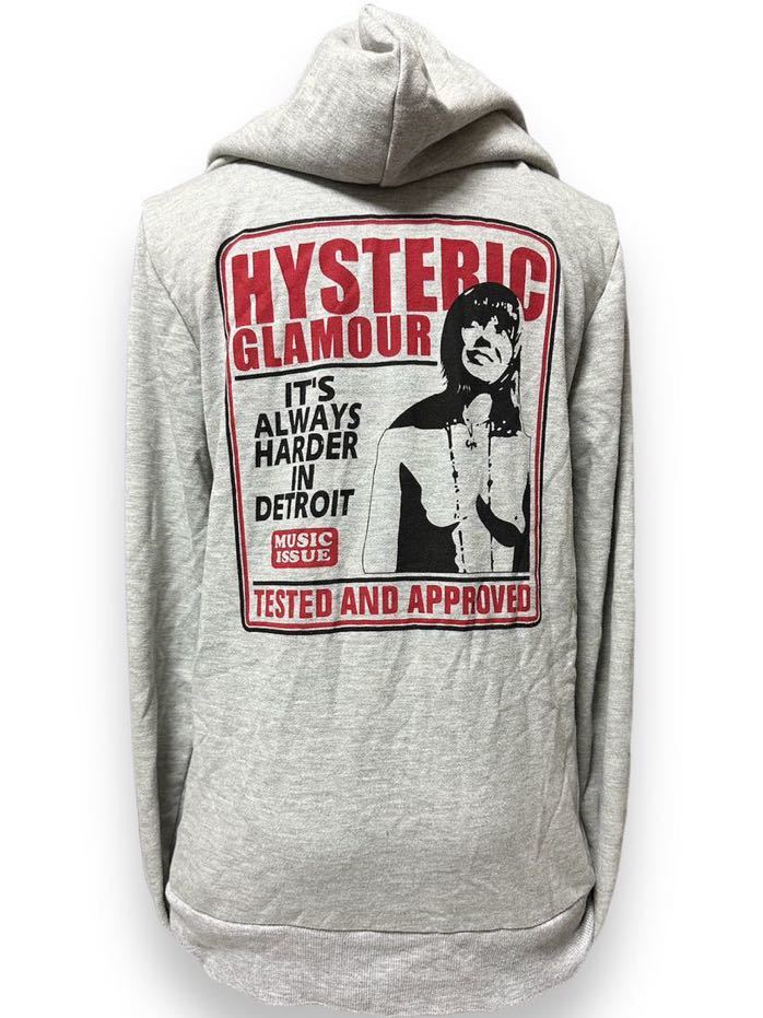  popular design! Hysteric Glamour *his girl Parker /HYSTERIC/ Zip up Parker | gray /B6