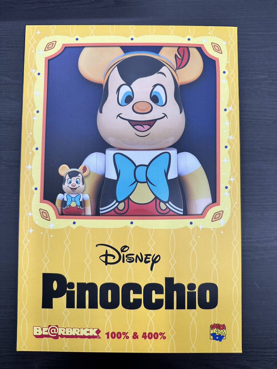 ピノキオ/PINOCCHIO ベアブリック/BE@RBRICK 100%&400%(メディコムトイ・フィギュア・ディズニー/Disney)