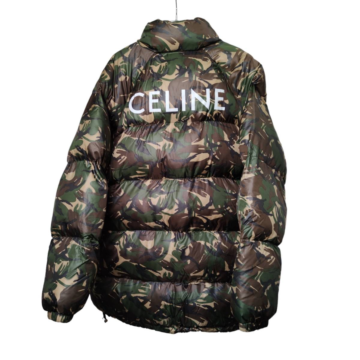 CELINE　ダウンジャケット　迷彩 サイズ50 made in Italy_画像2