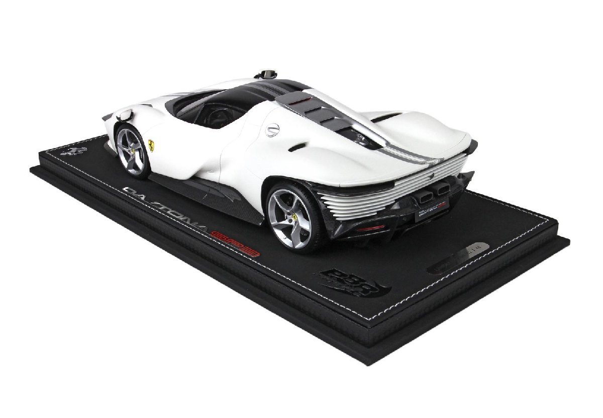 ＜予約品＞　BBR 1/18 Ferrari Daytona SP3 Icona Closed Bianco italia opaco　フェラーリ　デイトナ　P18224B_画像2