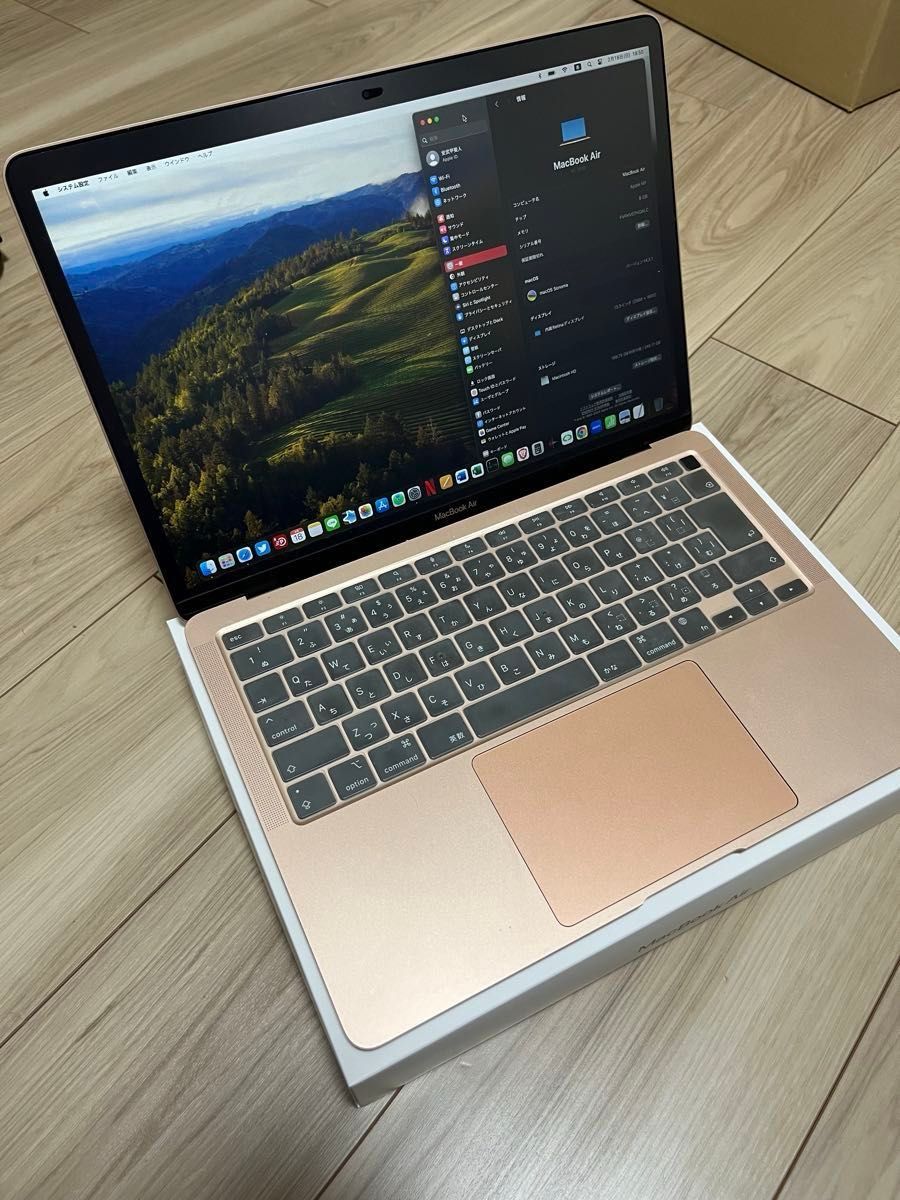 MacBook Air M1チップ搭載13インチ 256GB ゴールド