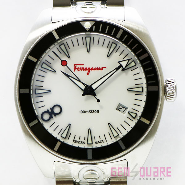 【値下げ交渉可】サルバトーレフェラガモ エクスペリエンス SS クォーツ 腕時計 未使用品 SFMG00321