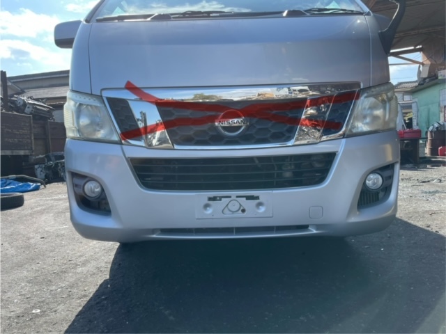 H24 year 26 Caravan (KS4E26) NV350 front bumper foglamp attaching color :K23 secondhand goods prompt decision 000146 240208 packing place 