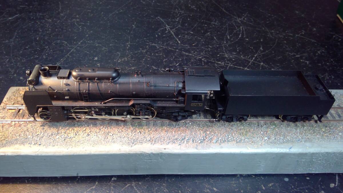 D52(D52-152) steam locomotiv FOMRAS-GREEN ART 1/80 16.5 millimeter final product 