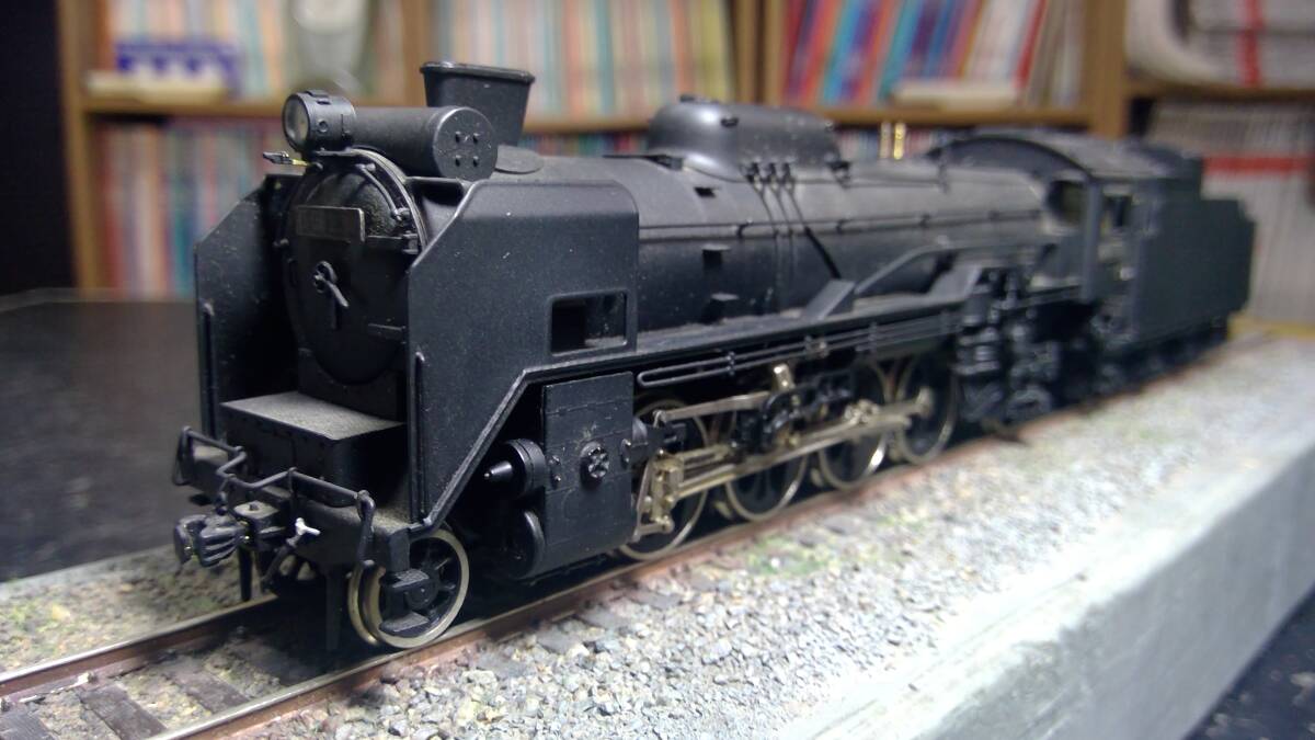 フォムラスグリーンアート　D51(D51-232)　蒸気機関車　ギーゼル東北型　1/80　16.5ミリ　完成品