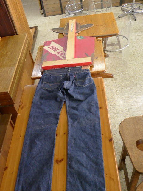  Levi's 501 Vintage LEVI\'S VINTAGEkau Boy двойной X XX Denim DENIM длинный джинсы BANNER баннер 