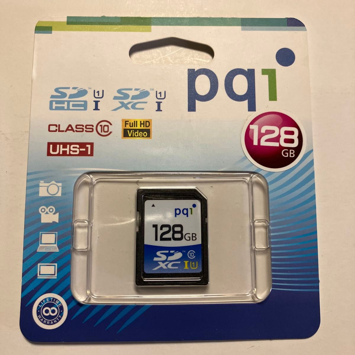 SD10U11-128 （128GB）SDXCカード128GB 国内正規品　新品未使用未開封　SDカード　PQI