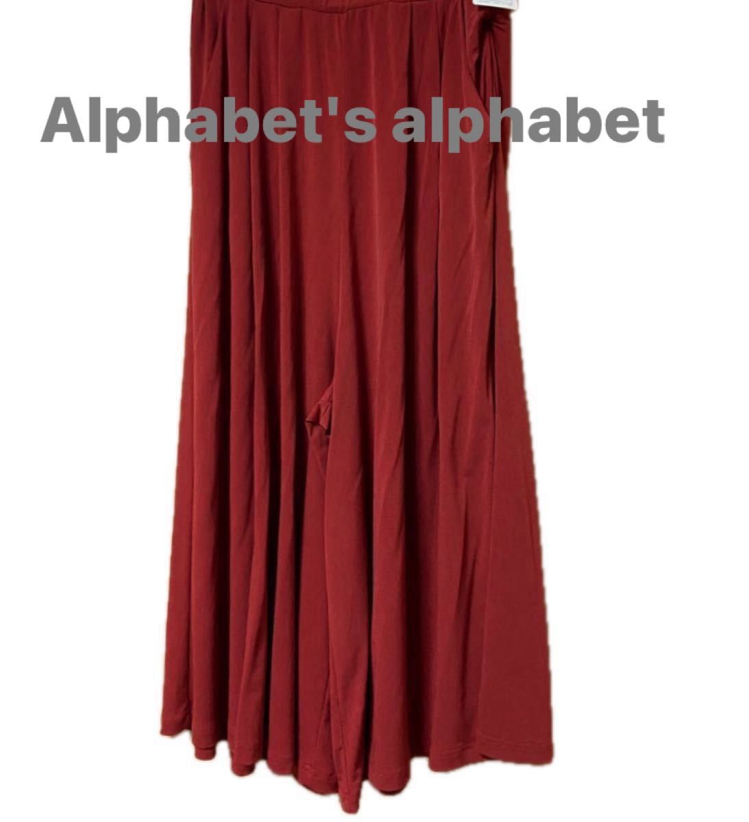 Alphabet's alphabet  ワイドパンツ