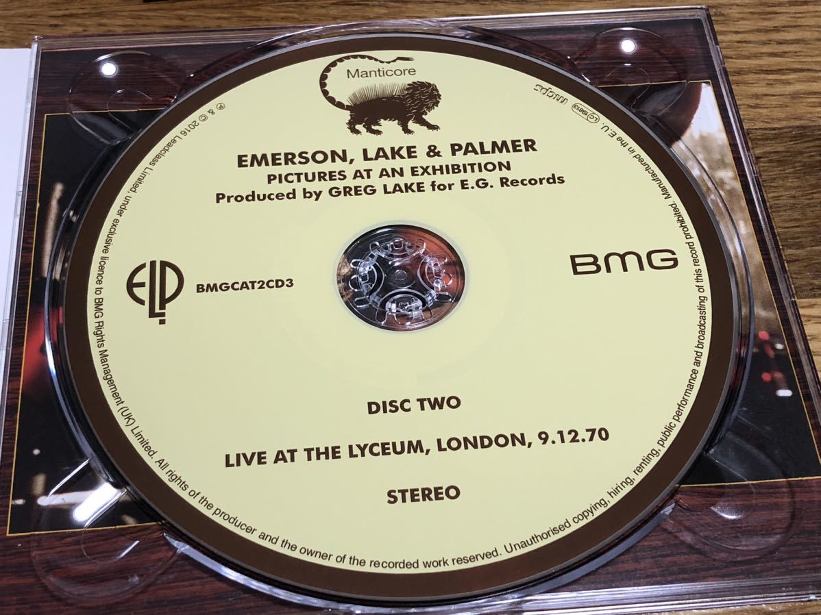 EMERSON. LAKE ＆ PALMER / PICTURES AT AN EXHIBITION(2016 Remastered)[輸入盤CD] CD2枚組 BMGCAT2CDの画像8