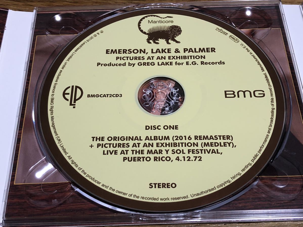 EMERSON. LAKE ＆ PALMER / PICTURES AT AN EXHIBITION(2016 Remastered)[輸入盤CD] CD2枚組 BMGCAT2CDの画像7