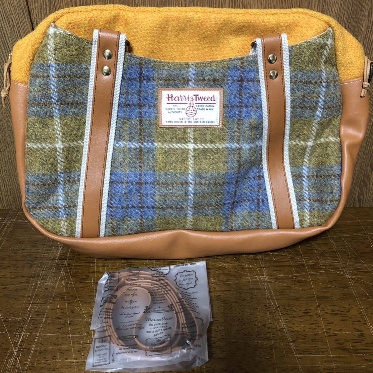 harris tweed ショルダーバッグ_画像1