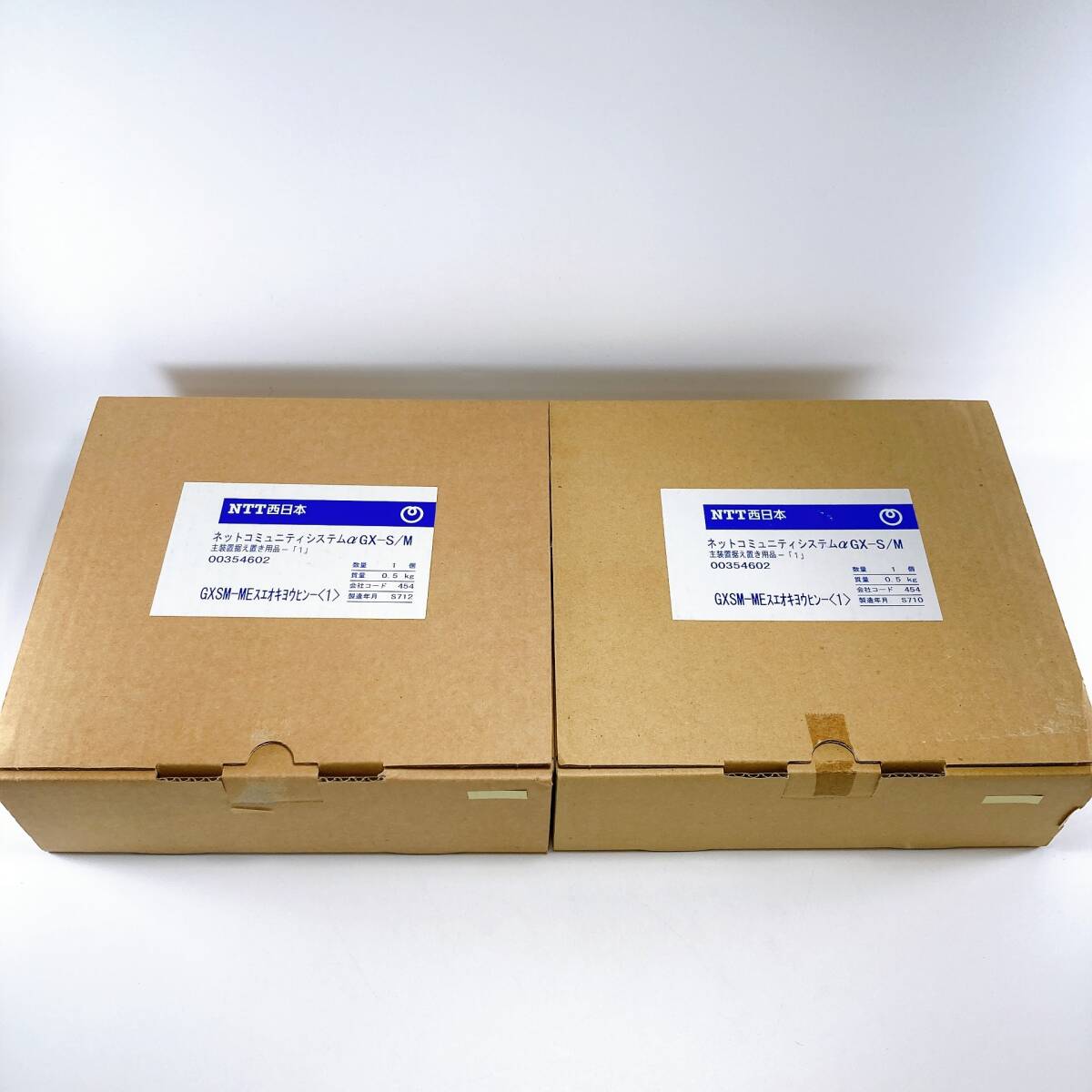 [ unused goods ]NTT GXSM-MEseoki parts -1 2 box set . equipment .. put supplies 