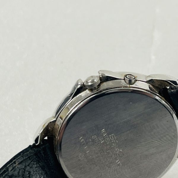 sB239-Z12-127 ◎ SEIKO セイコー AVENUE アベニュー 7F38-6250 クォーツ メンズ 腕時計 トリプルカレンダー ホワイト×シルバー ②_画像4