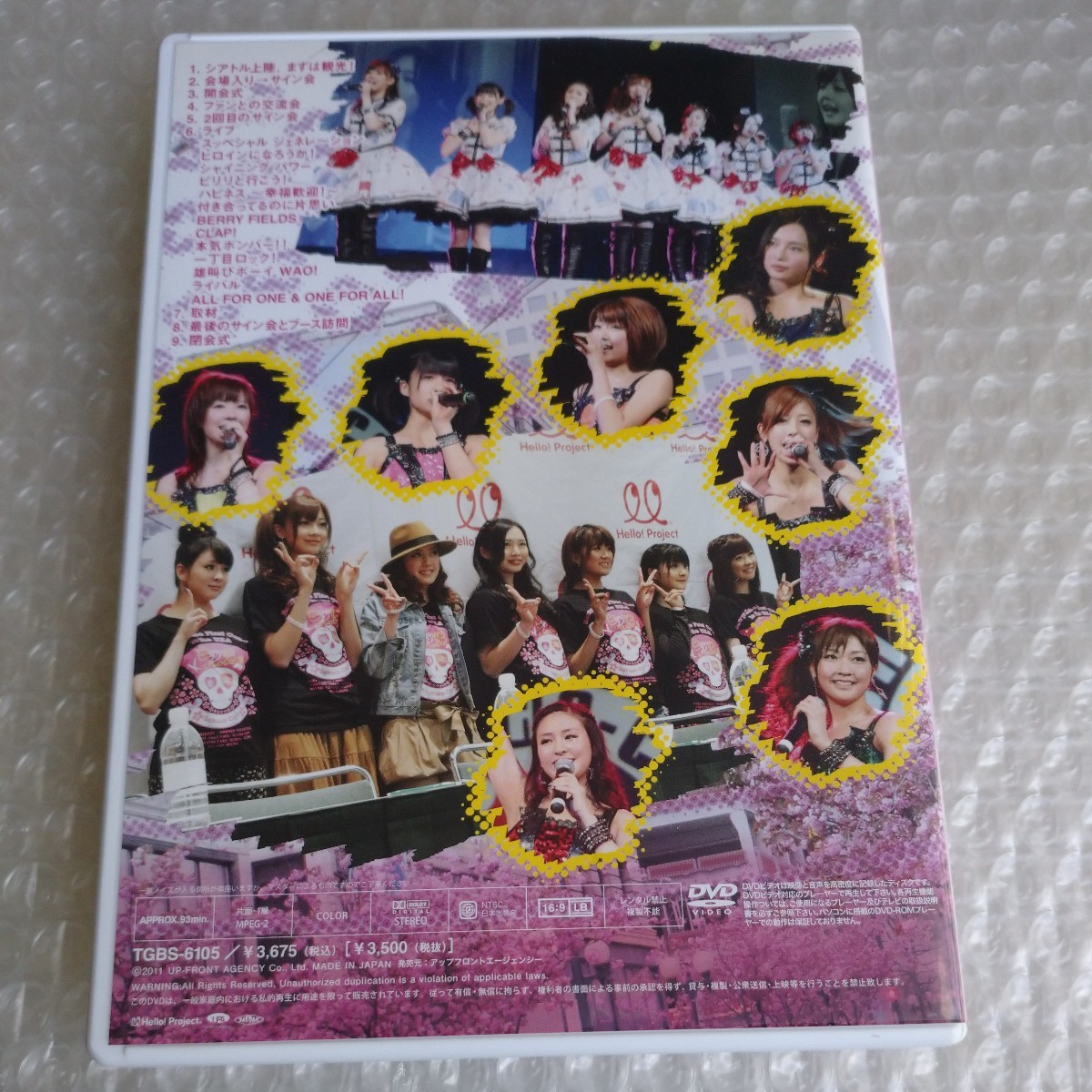 ◆開封・良品◆Berryz工房◆Berryz Kobo First Concert in the USA Sakura-Con DVD_画像2