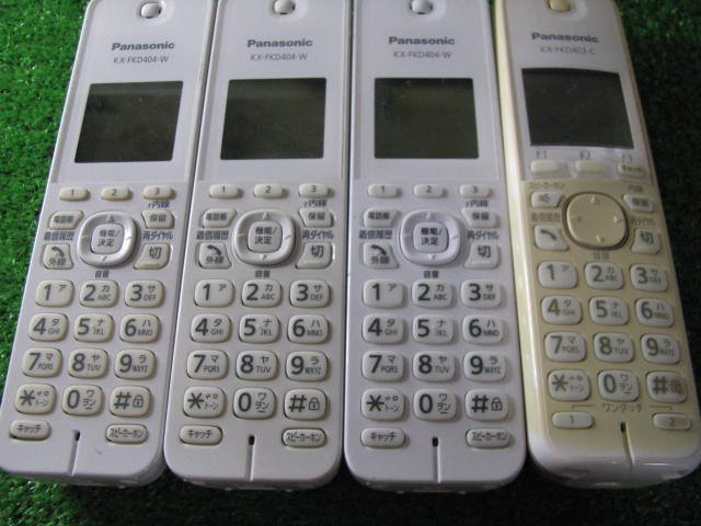 KA3573/電話子機 4個/Panasonic KX-FKD404-W 3個,KX-FKD403-C_画像3