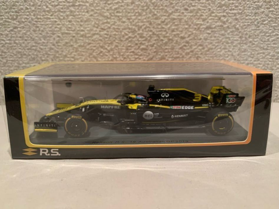 ◆未展示 & 未開封！1/43 Renault / ルノー R.S.19 #3 D. リカルド　2019オーストラリアGP