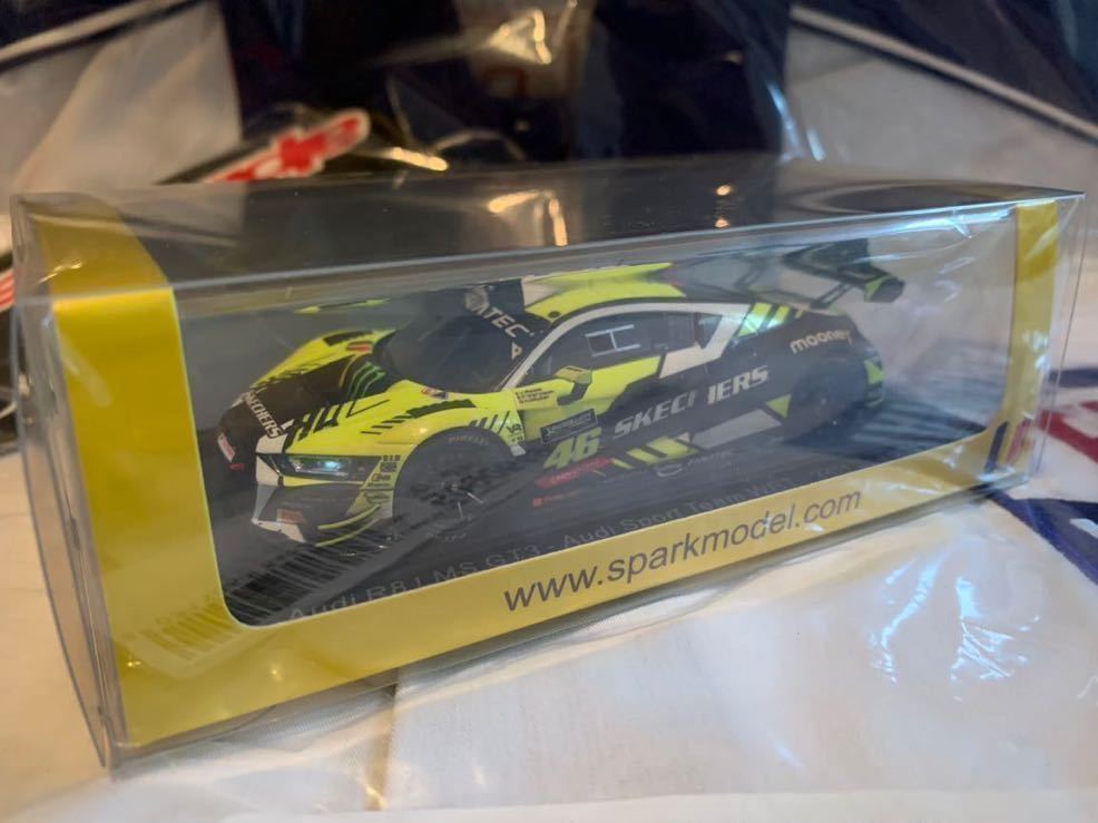 ◆新品！Alpinestars製MOTO GPピットシャツ付き！V. ロッシがドライブ！1/43 Audi R8 LMS GT3 #46 2022年スバ24時間レース_保護ケース付き