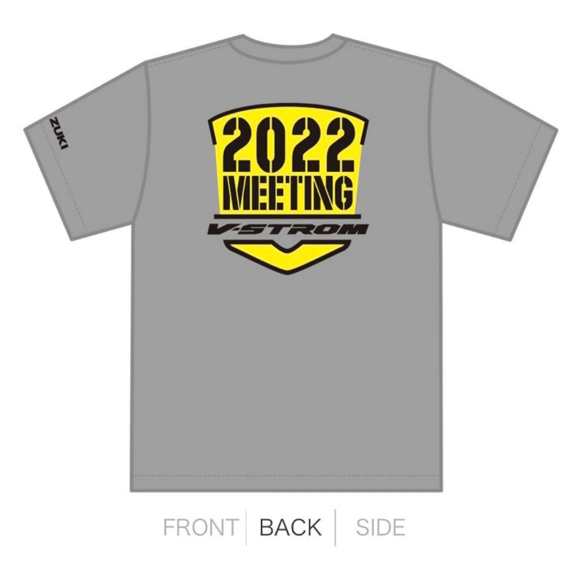★新品未開封品 数量限定 SUZUKI Vストロームミーティング 2022 グッズセット Tシャツ XL ＆ レザーキーホルダー赤