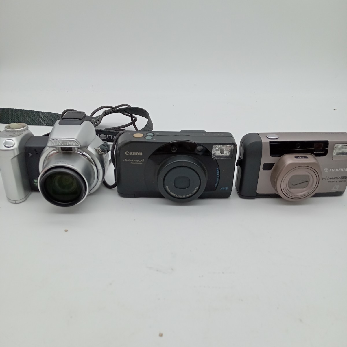 杉本1月No.163 カメラ Canon MINOLTA SONY FUJIFILM まとめて 動作未確認 その他備品付き フィルムカメラ デジタルカメラ_画像7