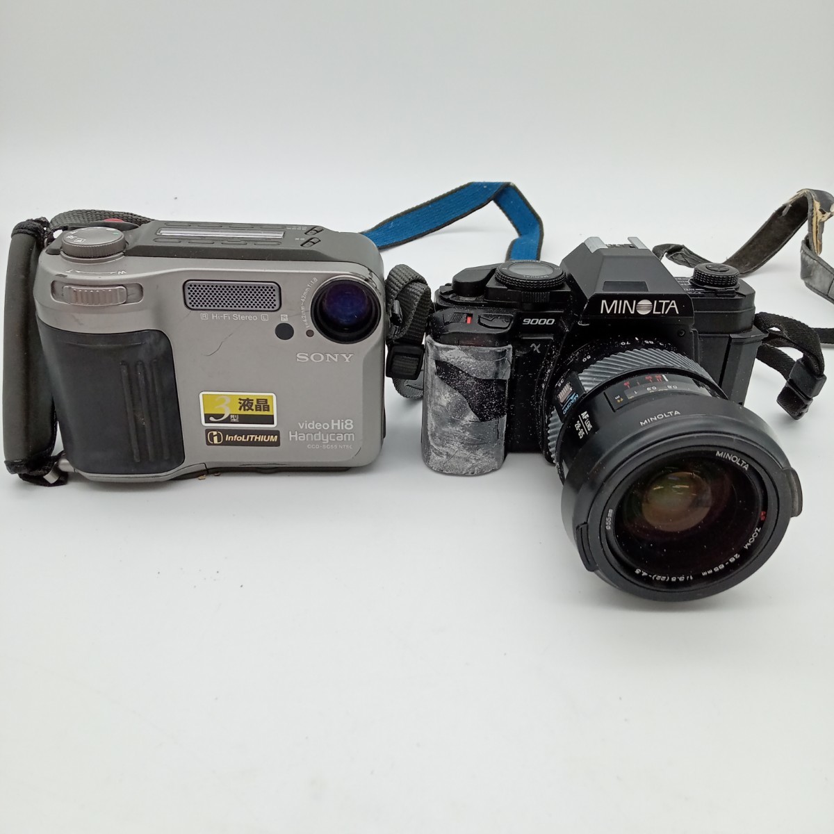 杉本1月No.163 カメラ Canon MINOLTA SONY FUJIFILM まとめて 動作未確認 その他備品付き フィルムカメラ デジタルカメラ_画像2