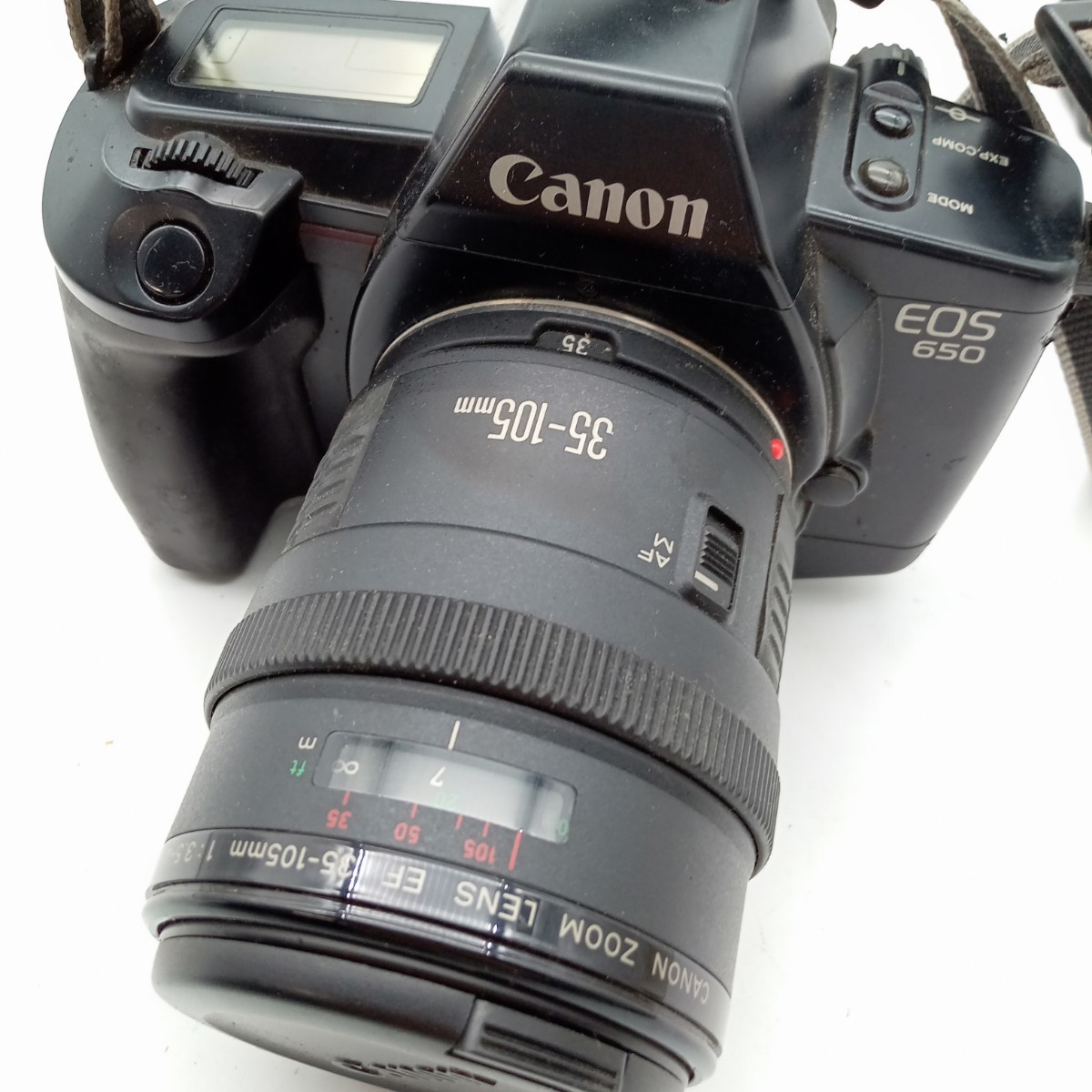 北山1月No.25 カメラ Canon キャノン EOS 650 動作未確認 フィルムカメラ ブラック 光学機器 本体のみ _画像6