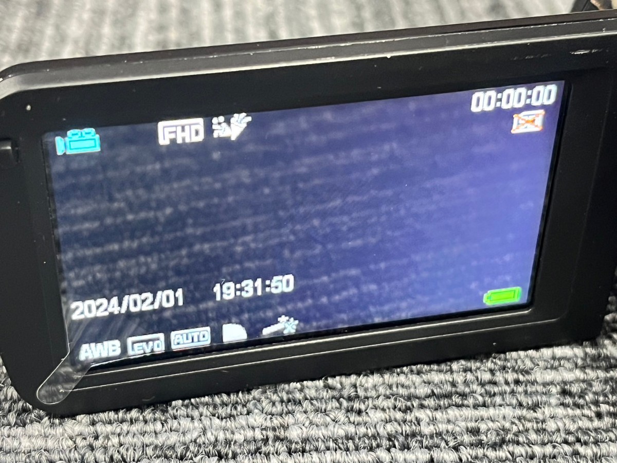 杉本1月No.189 カメラ DVC FHD1080P デジタルビデオカメラ 通電確認済み 動作未確認 マイク付き ビデオカメラ_画像9