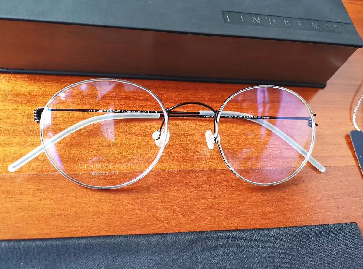 最高峰メガネ※定価7万※デンマーク製*LINDBERG・リンドバーグ MORTEN AIR TITANIUM※医療用チタン使用・セレブ愛用・メガネフレーム/黒_画像10