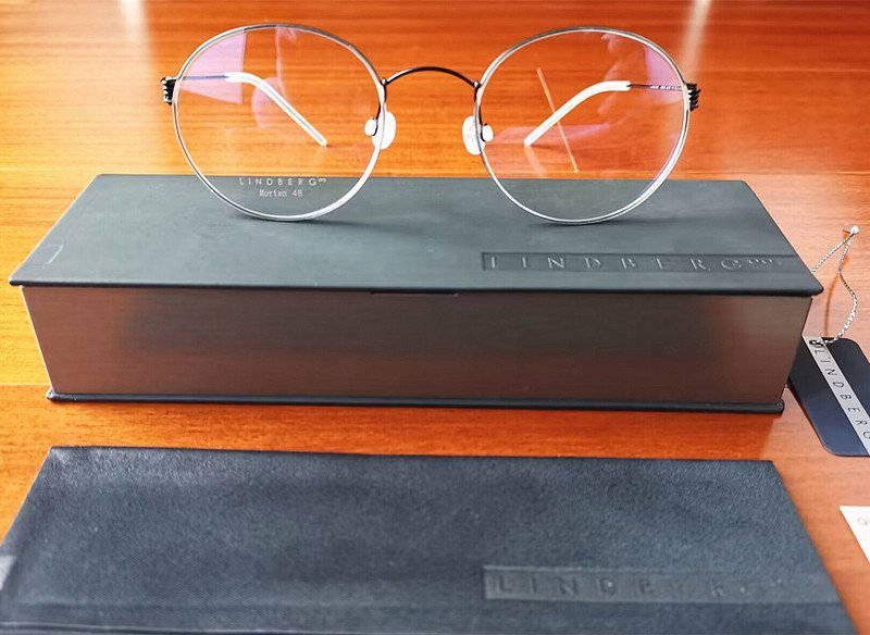 最高峰メガネ※定価7万※デンマーク製*LINDBERG・リンドバーグ MORTEN AIR TITANIUM※医療用チタン使用・セレブ愛用・メガネフレーム/黒_画像2