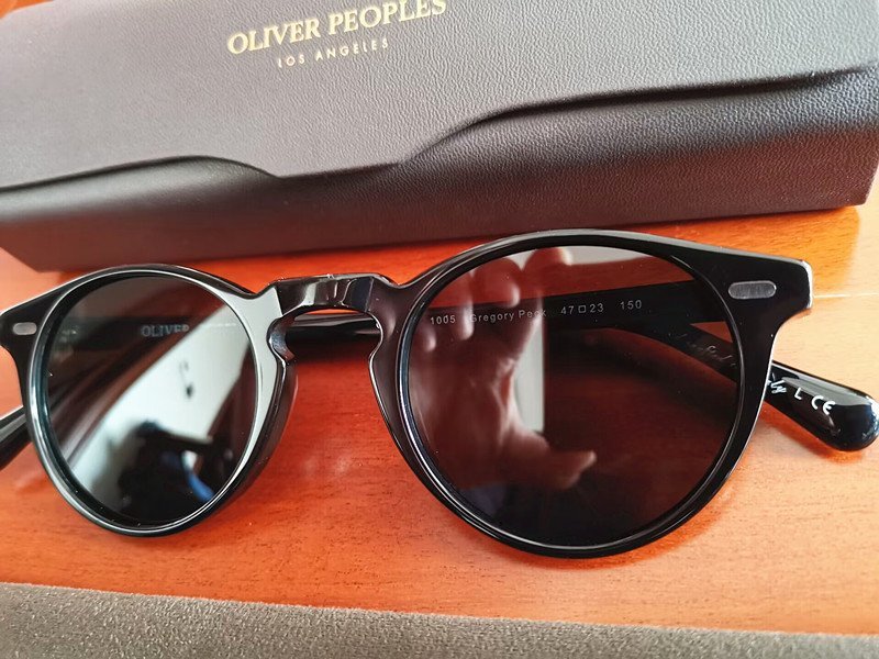 名作モデル☆イタリア製★「OLIVER PEOPLES/オリバーピープルズ」伝説の大人気作・OV5186・サングラス・メガネフレーム/黒_画像9