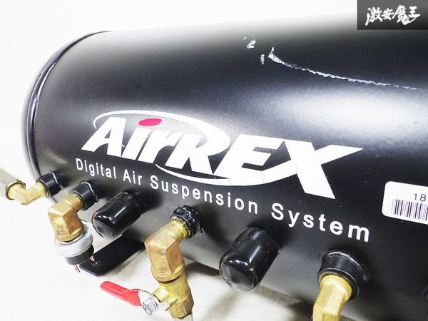 保証付 AirREX エアレックス 汎用品 エアサス用 エアサスペンション エアサス タンク 全長約400ｍｍ 幅約180ｍｍ 高さ約210mm 即納_画像3