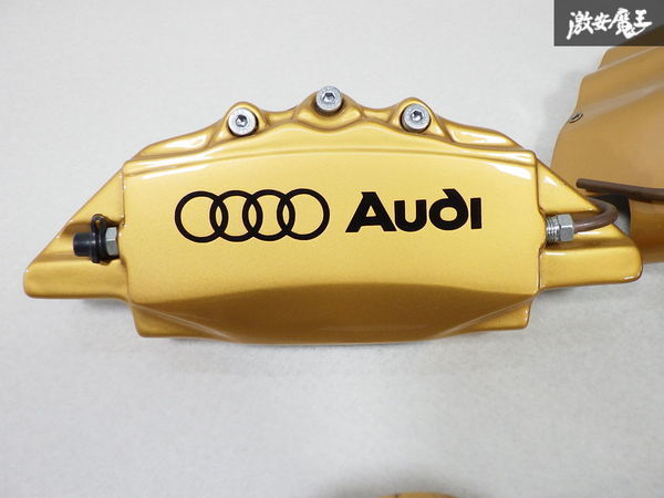  неоригинальный B7 A4 суппорт покрытие суппорт покрытие для одной машины Gold золотой украшать немедленная уплата Audi 