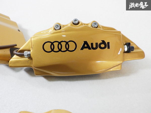  неоригинальный B7 A4 суппорт покрытие суппорт покрытие для одной машины Gold золотой украшать немедленная уплата Audi 