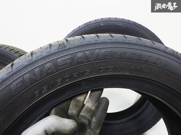 新車外し!!●DUNLOP ダンロップ ENASAVE エナセーブ EC300+ 165/60R15 77H 2023年製造 タイヤ 4本セット ハスラー ソリオ フレア ワゴンR_画像5