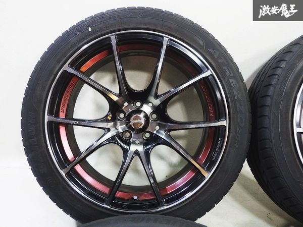 ●Weds Sports ウェッズスポーツ SA-10R 18インチ 8.5J 9.5J +45 PCD100 5穴 ホイール 4本セット タイヤ付き ZN6 ZC6 86 ハチロク BRZの画像5