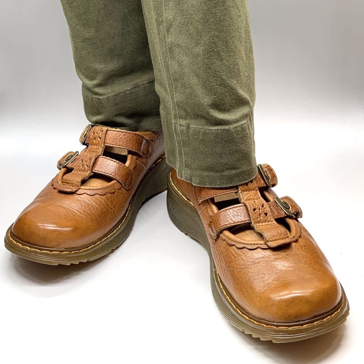 Dr.Martens ( Dr. Martens )me Lee je-n туфли с ремешками кожа Camel Brown UK7 41 26cm кожа обувь кожа обувь мужской 