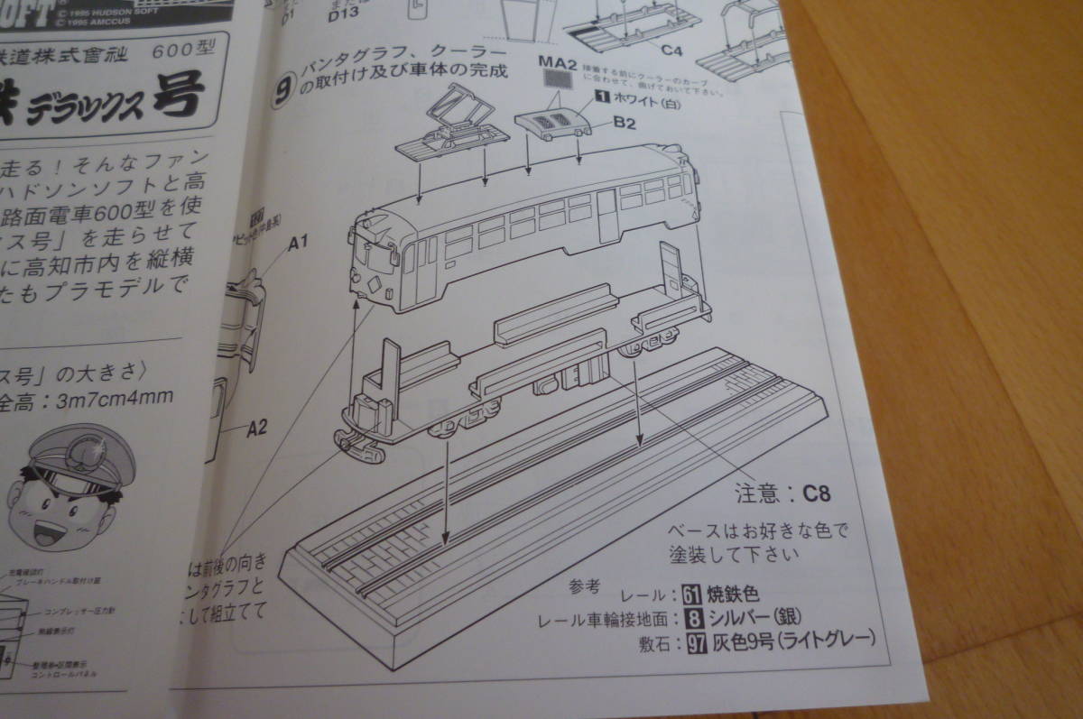 ハセガワ ハドソン 1/80 桃太郎電鉄 デラックス号 EC4の画像7