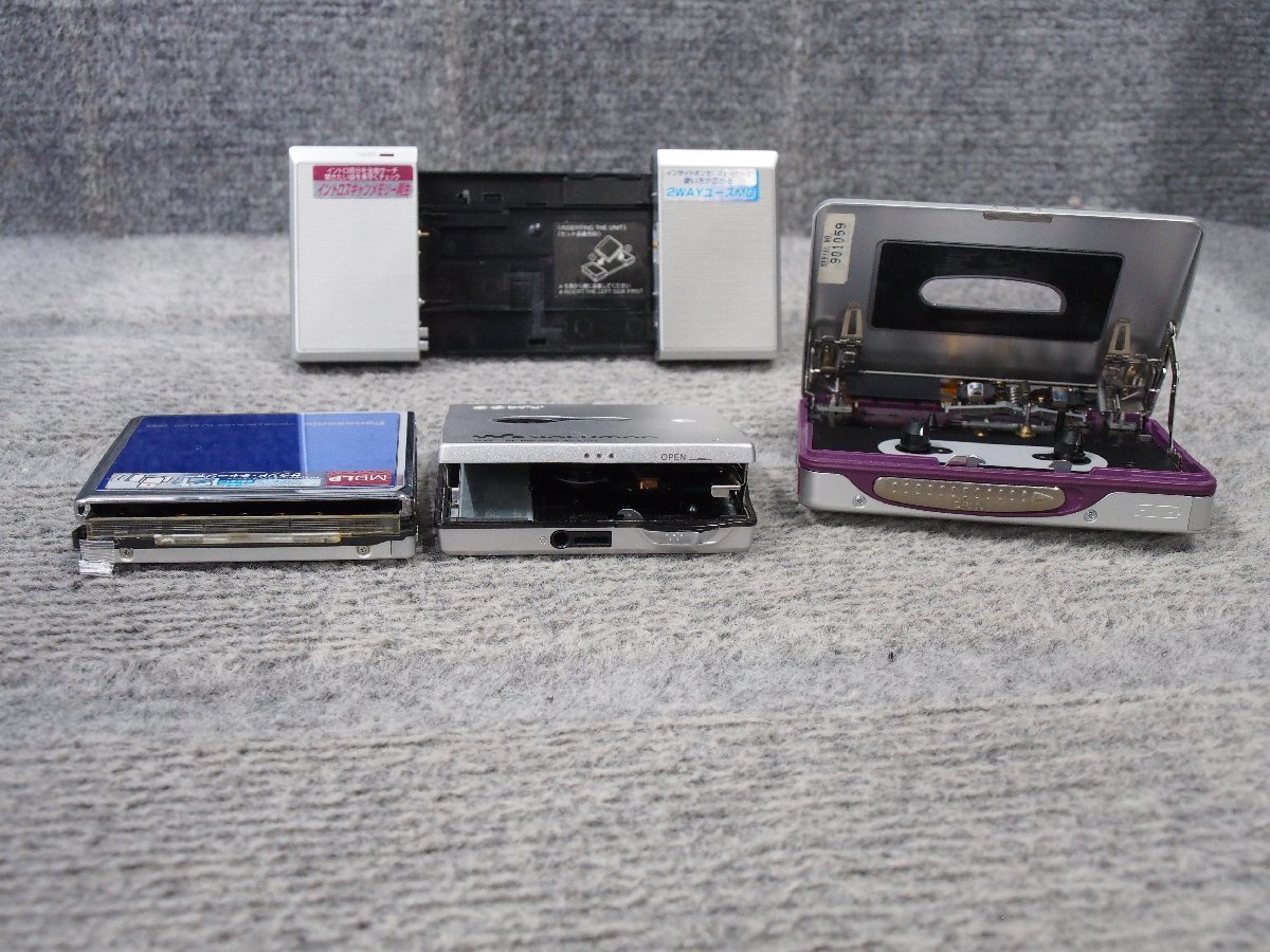 SONY WALKMAN MZ-E700 WM-EX999 Panasonic SJ-MJ50 3点セット まとめ 動作未確認 ジャンク品 B50419_画像2