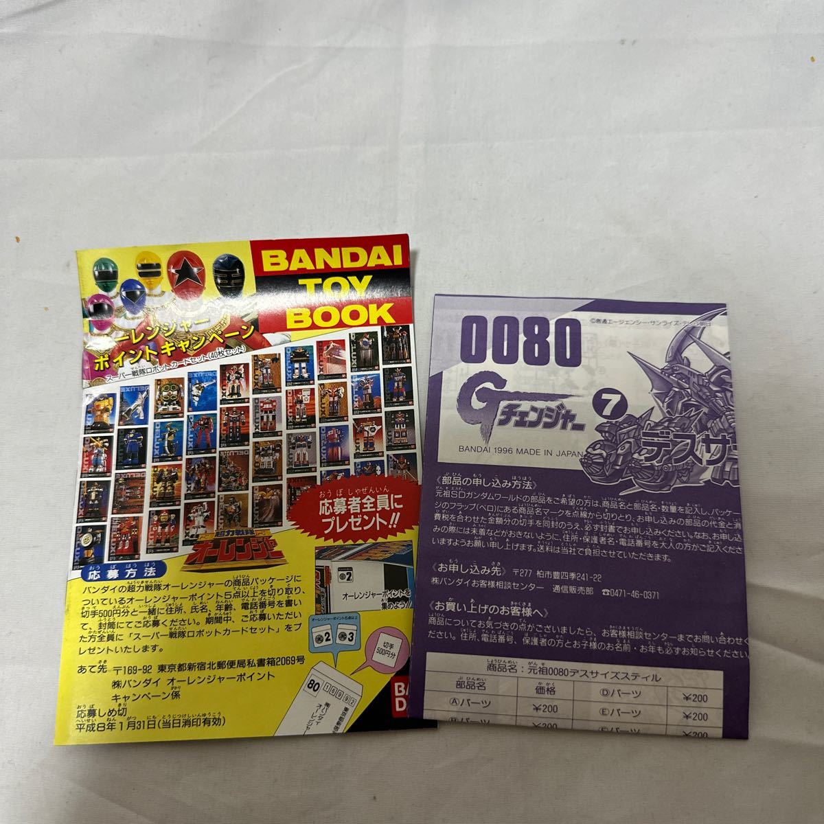 ☆レア☆希少☆ 元祖SDガンダム Gチェンジャー0080 デスサイズ ☆レア☆希少☆ 元祖SDガンダム Gチェンジャー0080 デスサイズ