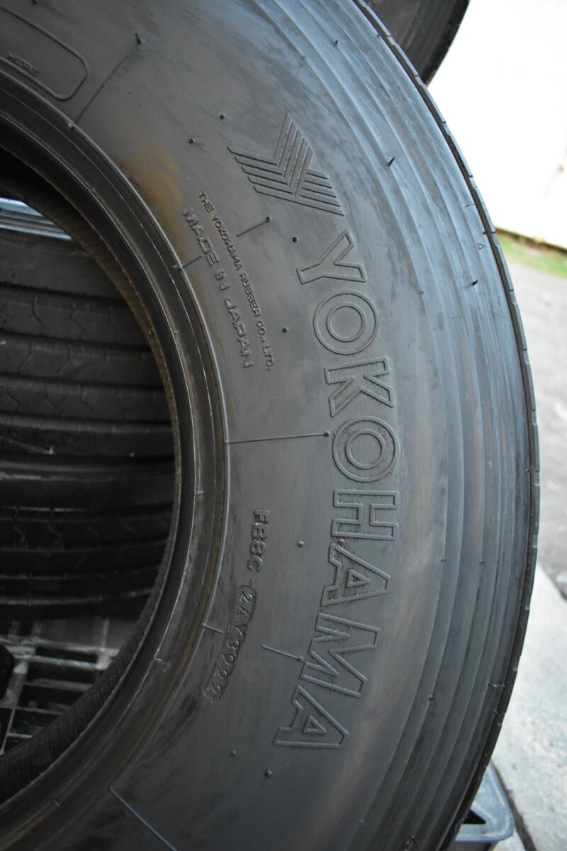 送料無料 225/90R17.5 YOKOHAMA SUPER STEEL RY237 2022 年製 残り溝 9mm以上_画像8