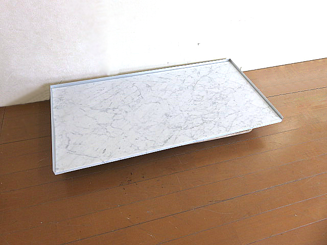 大理石 天板 幅120cm×奥行き60cm×厚み2cm(約) 天然石/カウンター板/テーブル板/のし板/製麺/製パン/調理台天板/オーディオボード