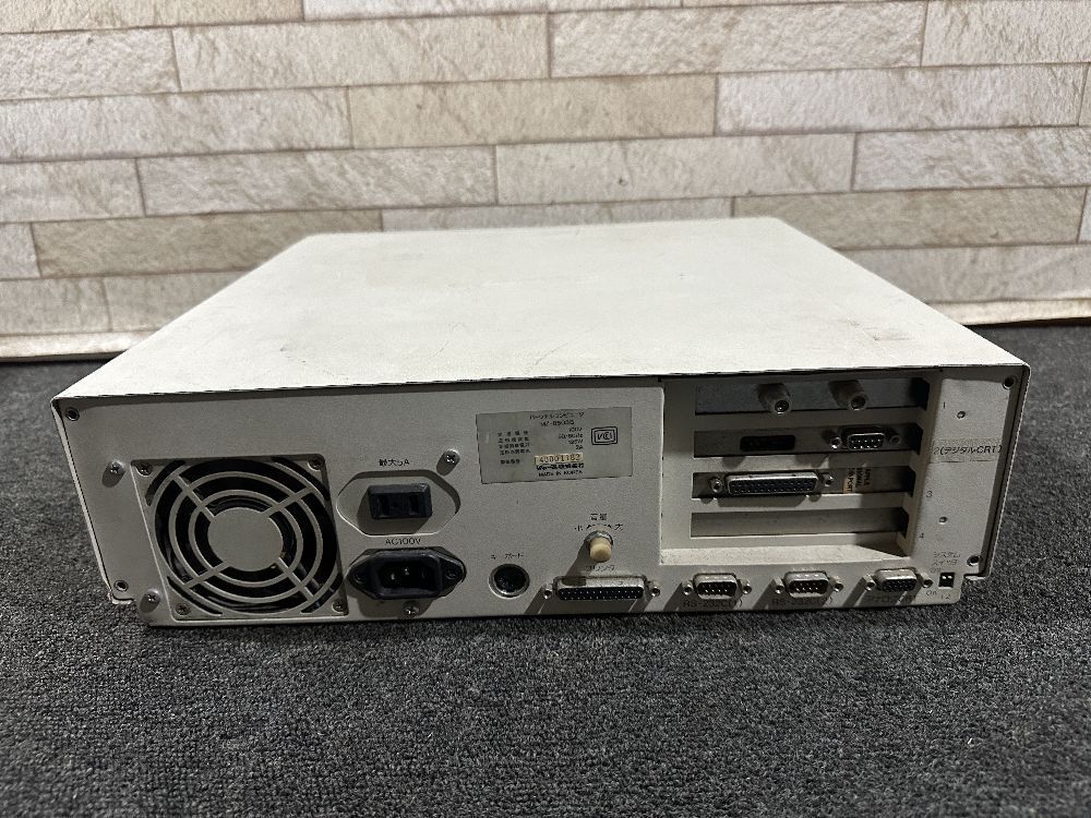 13●〇 希少 SHARP AX MZ-8503B (AX386V) 旧型 パソコン 本体 / シャープ 昭和 レトロ 〇●_画像6