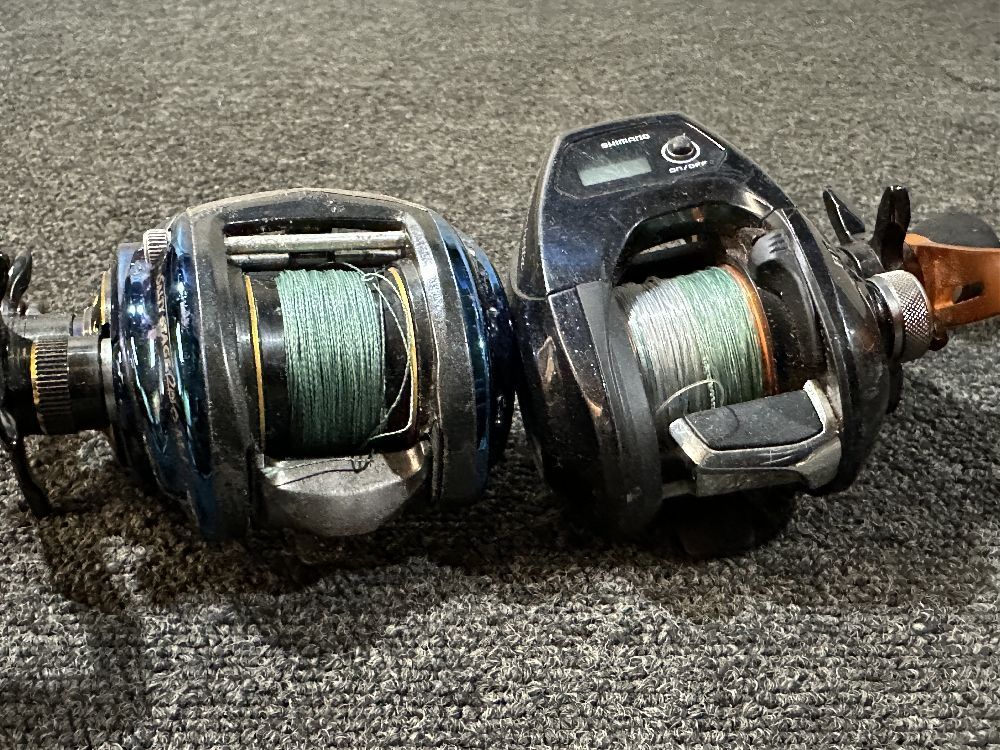 17●〇 Abu Garcia AMB.SALTY STAGE REVO MJ-L & SHIMANO BB 300HG 右巻き 部品取り / シマノ アブ 〇●_画像5