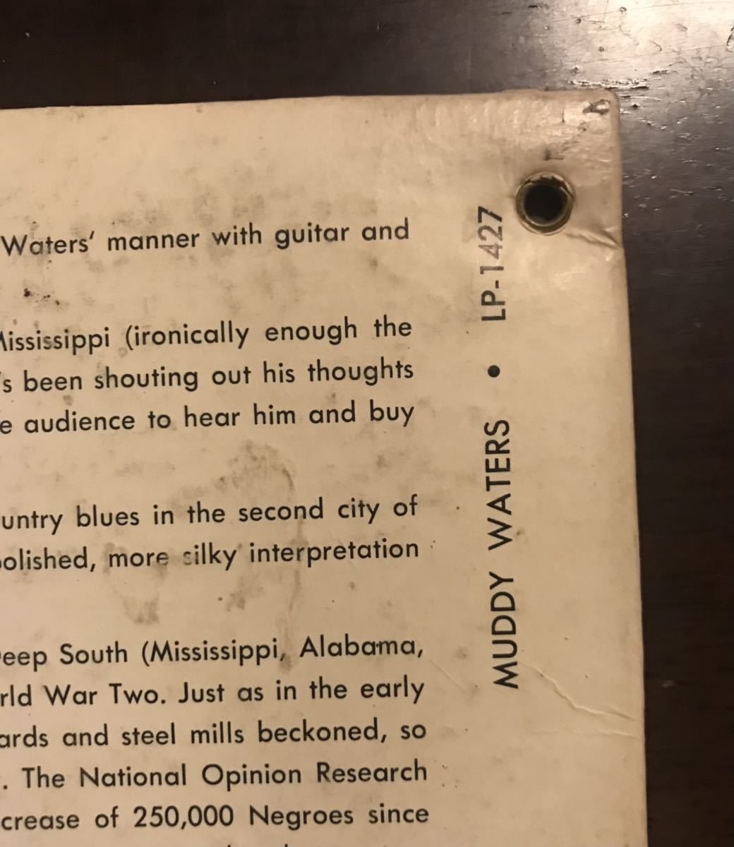 ■USオリジナル盤■MUDDY WATERS ■マディ・ウォーターズ■The Best Of Muddy Waters / 1LP / Stereo / Chess 1427 / US Original / Blues_画像4