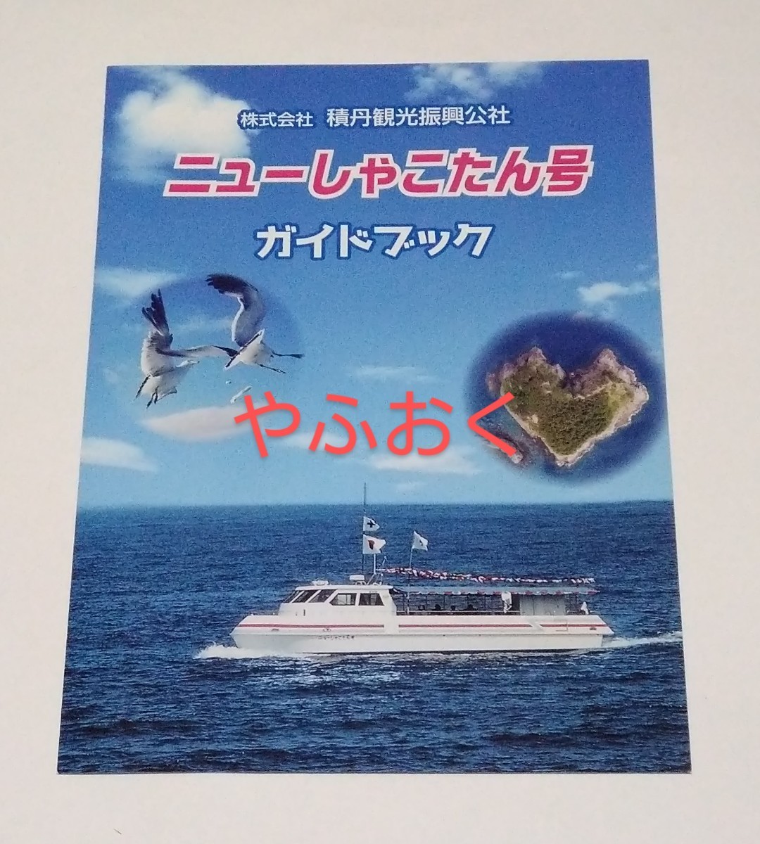 ニューしゃこたん号 ガイドブック 積丹 水中展望船 船 北海道 _画像1