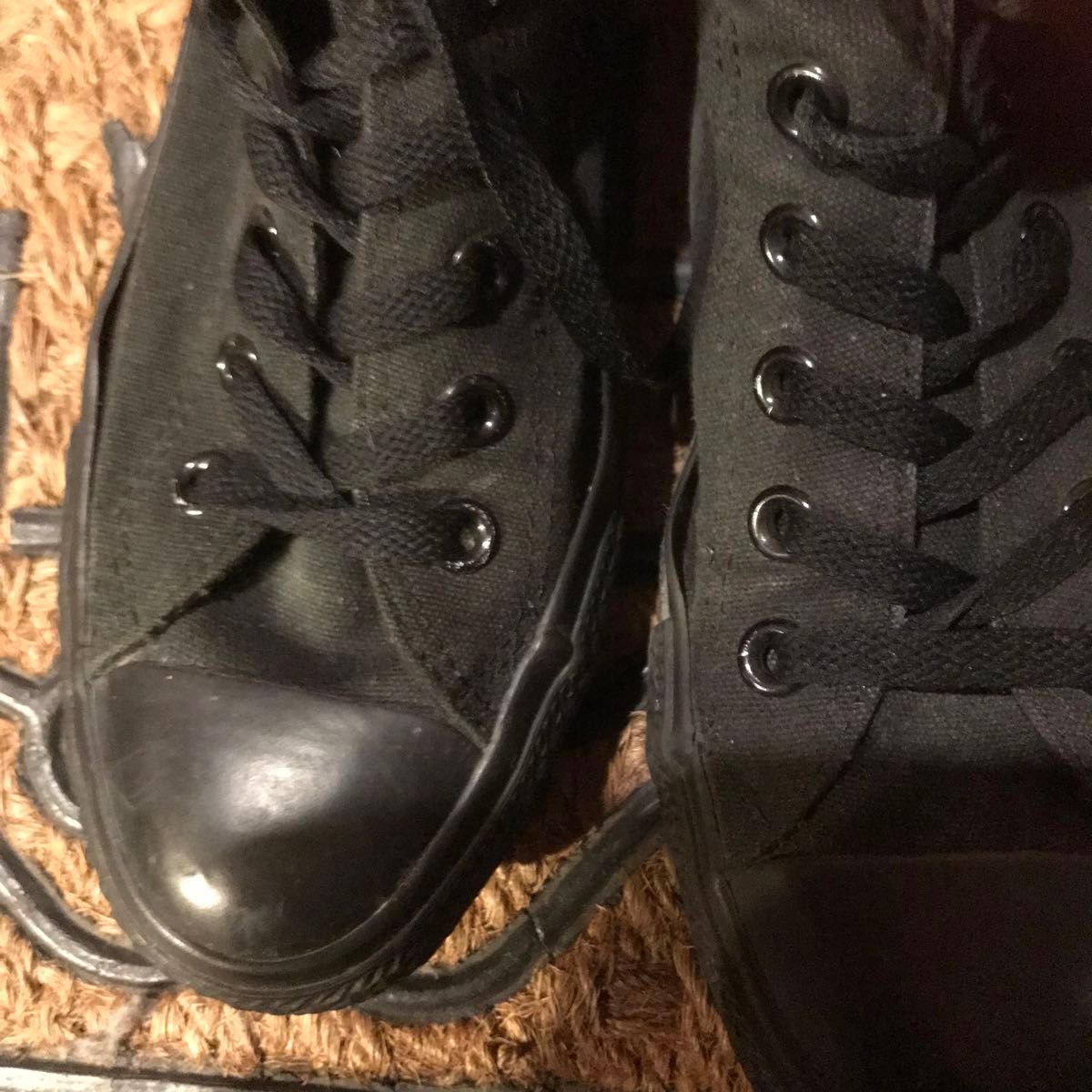CONVERSE ALL STAR HI チャックテイラー黒オールブラック CONVERSE ALL STAR HI チャックテイラー黒オールブラック