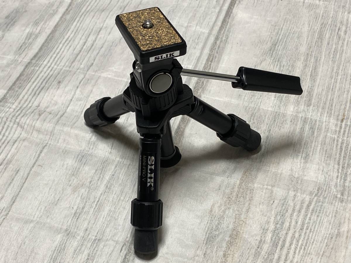 【未使用品】SLIK スリック MINI-PROⅤ DIGITAL TRIPOD 三脚 カメラ 写真 動画 撮影 小型 4855_画像2