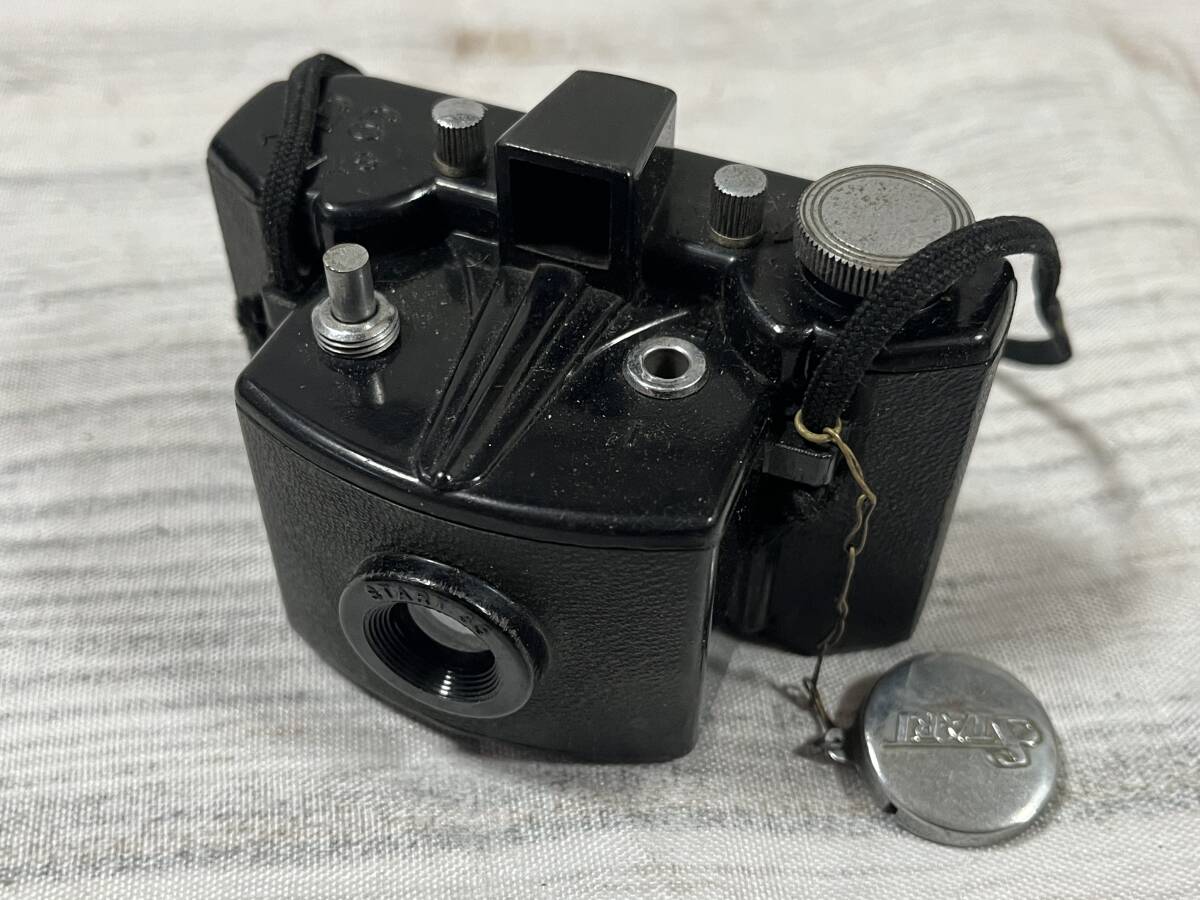 トイカメラ START 35 革ケース 付き フィルムカメラ 豆カメラ ミニカメラ 4911_画像2