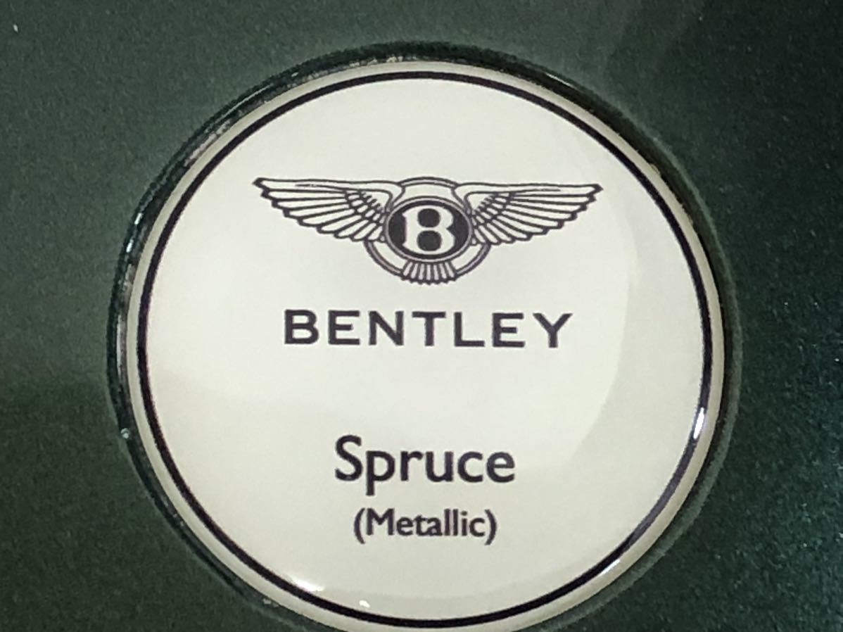 【保管品S5377】BENTLEY ベントレー　色見本　ボディカラーサンプル　Spuruce スプルース_画像4