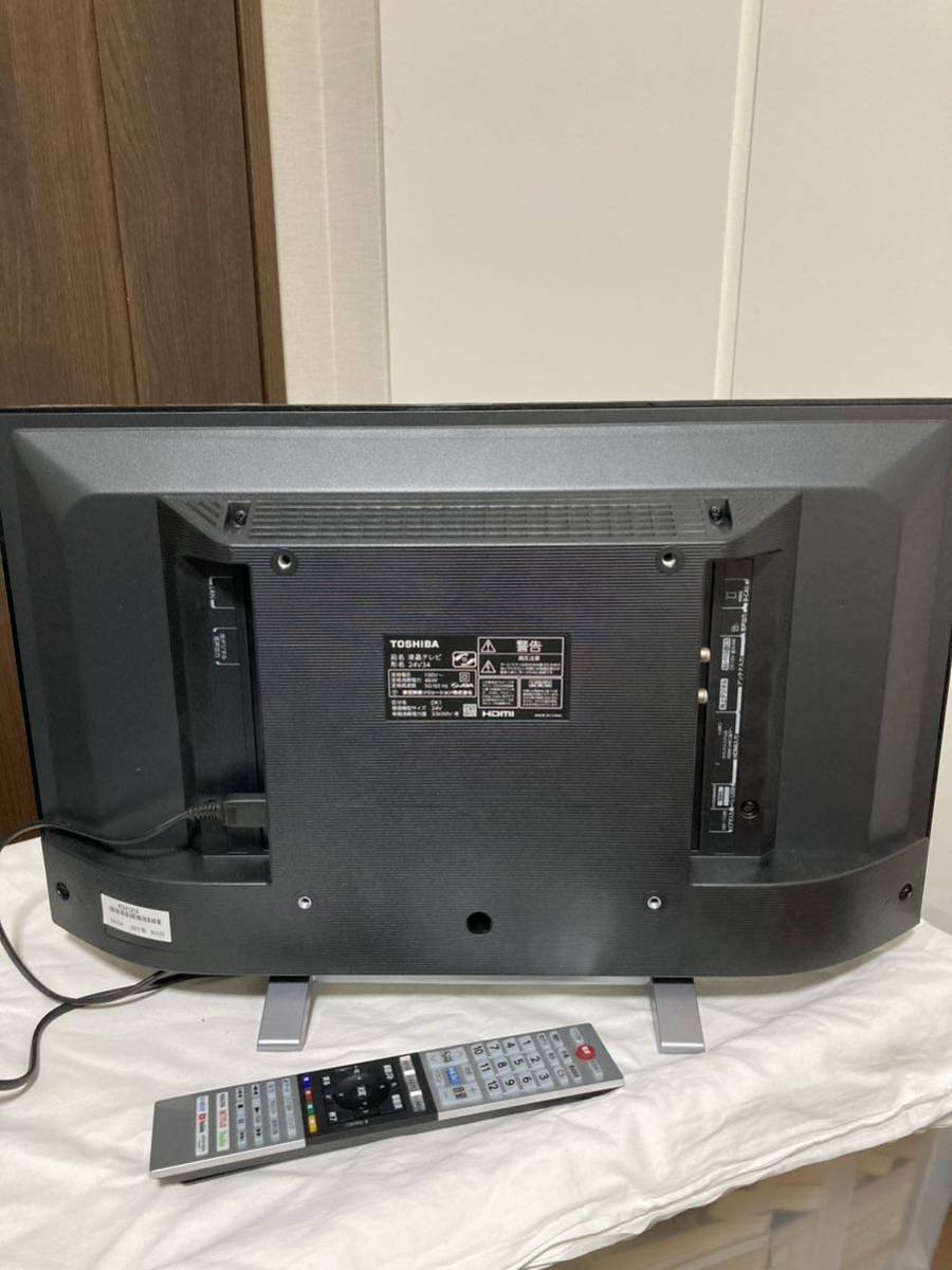 極美品　TOSHIBA REGZA 24V34 24型 液晶 テレビ 2022年製 東芝 レグザ 液晶カラーテレビ　リモコン付_画像7